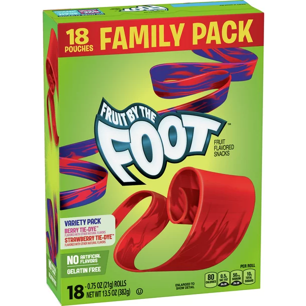 Product image of Fruit by the Foot, Fruit Snacks, Berry and Strawberry, 13.5 oz