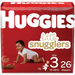 Product image of Huggies Little Snugglers Baby Diapers, Size 3, 26 Ct