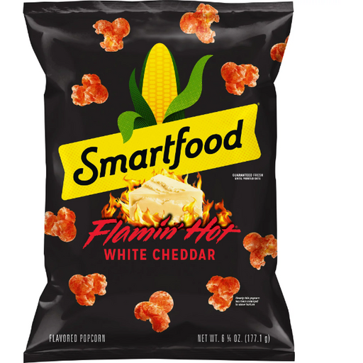Product image of Smartfood Popcorn Flamin' Hot White Cheddar 6.25 Ounce