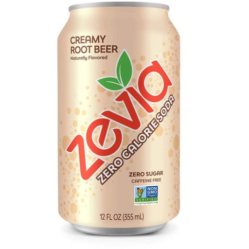 Product image of Zevia Zero Calorie Soda, Creamy Root Beer, 12 oz