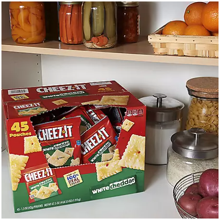 Product image of Cheez-It White Cheddar Snack Packs (1.5 oz., 45 pk.)
