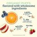 Product image of Gerber Organic Puffs Cranberry Orange Cereal Snacks, 1.48 Oz