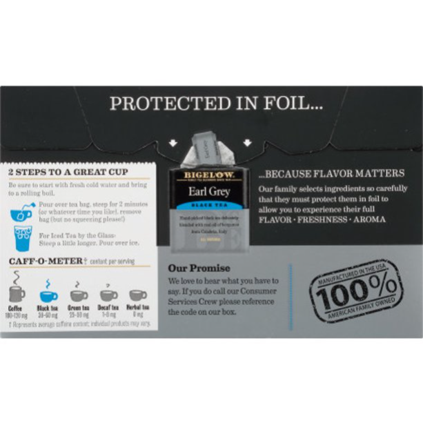 Product image of Bigelow Earl Gray Black Tea Bags - 20ct