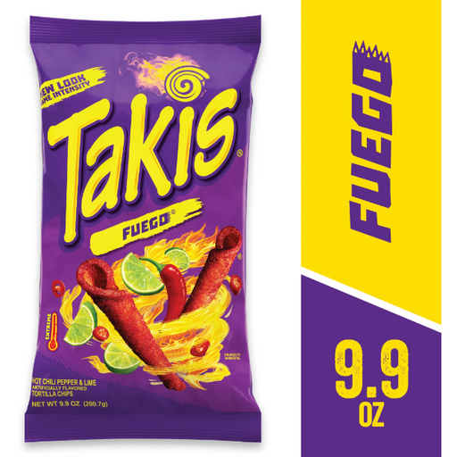 Product image of Takis Fuego Flavored Tortilla Chips, 9.9 Oz