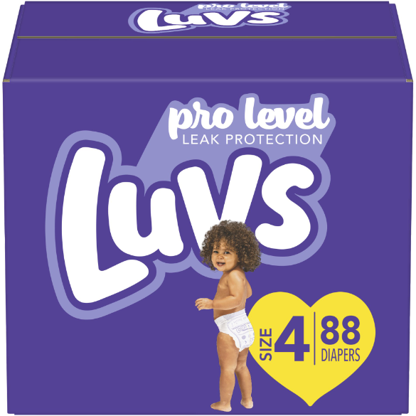Product image of Luvs Pro Level Comfortable Soft Diapers - Size 4, 84 Count