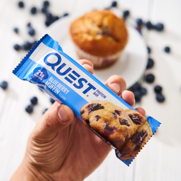 Product image of Quest Protein Bar, Blueberry Muffin, 21g Protein, 4pk