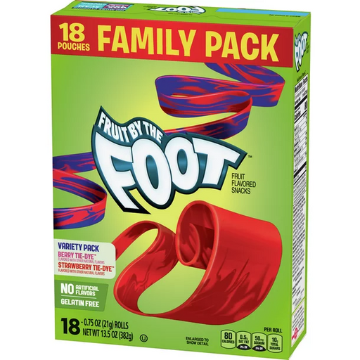 Product image of Fruit by the Foot, Fruit Snacks, Berry and Strawberry, 13.5 oz