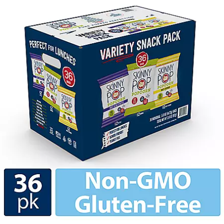 Product image of SkinnyPop Popcorn Variety Snack Pack (36 pk.)