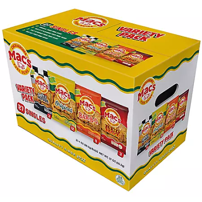 Product image of Mac's Variety Pack Pork Skins (27 ct.)