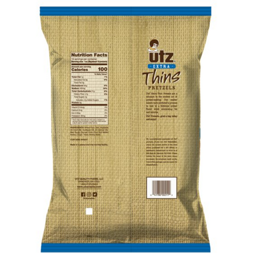 Product image of 16 oz Utz Extra Thins Pretzels