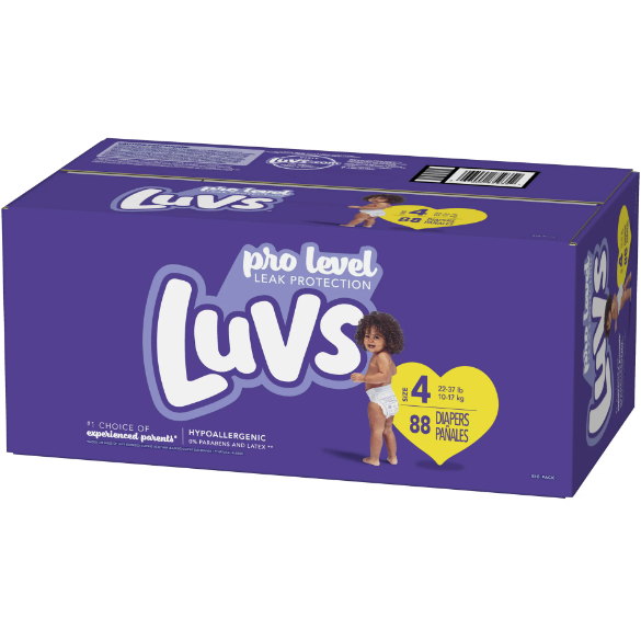 Product image of Luvs Pro Level Comfortable Soft Diapers - Size 4, 84 Count