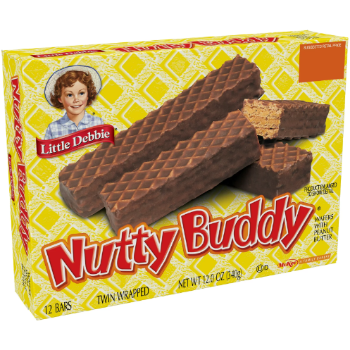 Product image of Snack Cakes, Little Debbie Family Pack NUTTY BUDDY ® wafers
