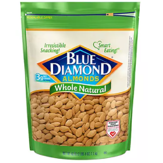 Product image of Blue Diamond Whole Natural Almonds (40oz)