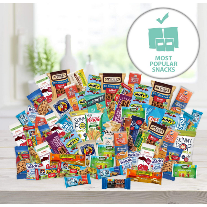 Product image of Healthy Snack Box Variety Pack Care Package (50 Count)