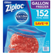 Product image of Ziploc Easy Open Tabs Freezer Gallon Bags (152 ct.)