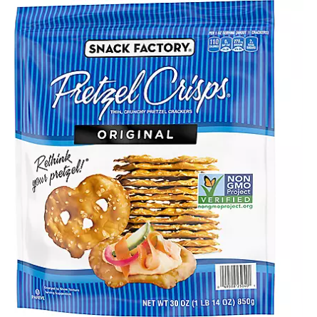 Product image of Snack Factory Pretzel Crisps Original (30 oz.)