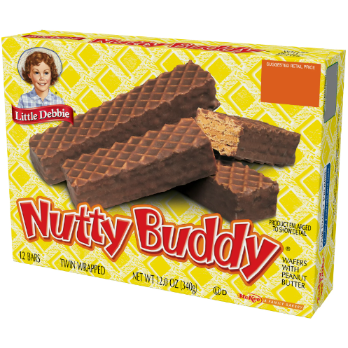 Product image of Snack Cakes, Little Debbie Family Pack NUTTY BUDDY ® wafers