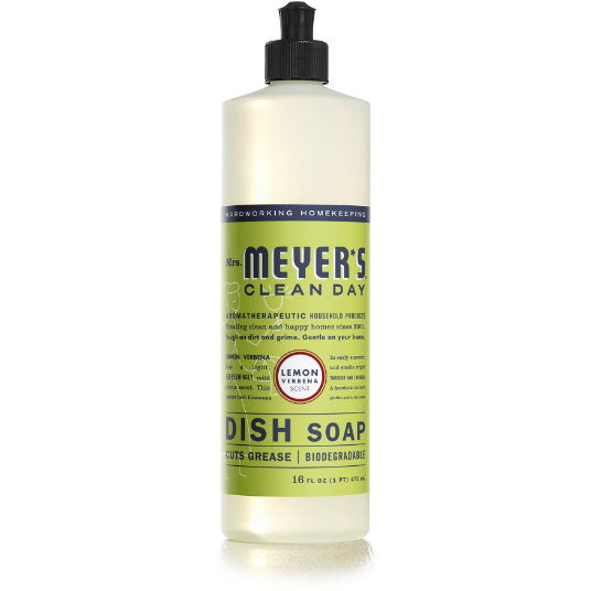 Product image of Mrs. Meyer's Clean Day Liquid Dish Soap, Lemon Verbena Scent, 16 OZ