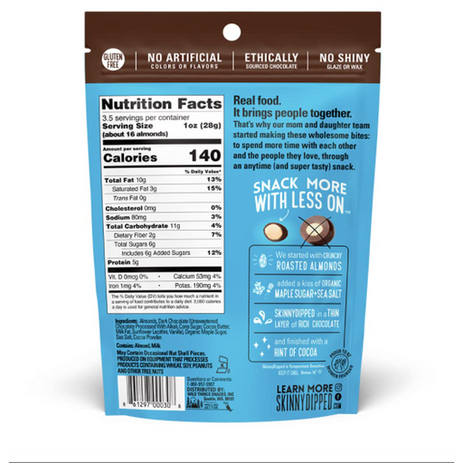 Product image of Dark Chocolate Cocoa Skinny Dipped Almonds 3.5oz