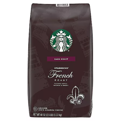 Product image of Starbucks Dark French Roast Ground Coffee (40 oz.)