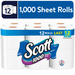 Product image of Scott 1,000 Toilet Paper, 12 Rolls, 1,000 Sheets per Roll