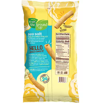 Product image of Real Food From The Ground Up Cauliflower Sea Salt Stalks (12 oz.)