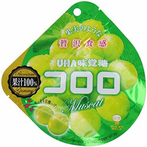 Product image of UHA Kororo Gummy Candy, Muscat 48 g