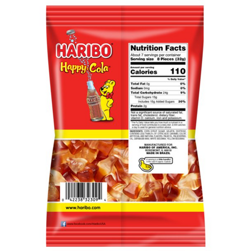 Product image of HARIBO Happy Cola Gummi Candy 8oz