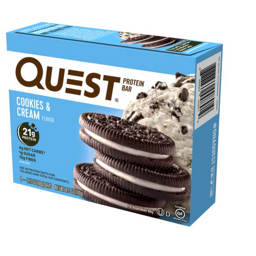 Product image of Quest Bar Cookies & Cream 4pk