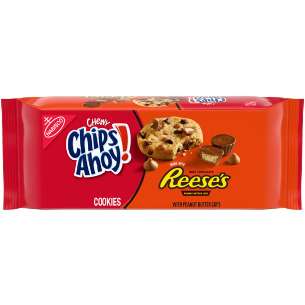 Product image of Chips Ahoy! Chewy Chocolate Chip Cookies With Reese'S Peanut Butter Cups, 9.5 Oz