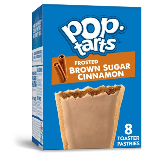 Product image of Pop-Tarts Toaster Pastries, Breakfast Foods, Frosted Brown Sugar, 8 Ct, 13.5 Oz, Box