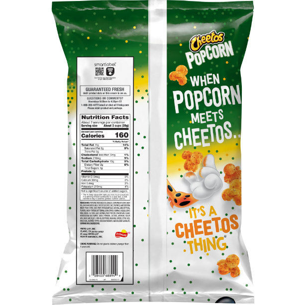 Product image of Cheetos Popcorn, Cheddar Jalapeno, 6.5 oz